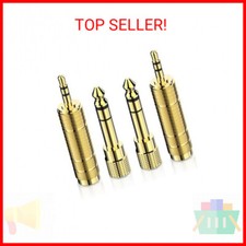 DIGITNOW Headphone Adapter 6.35mm 1/4 Inch Male to 3.5mm 1/8 Inch Female and