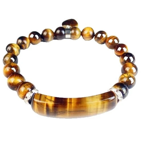 Joias da moda com strass olho de tigre