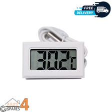 LCD Digital Fridge Thermometer Probe  Freezer Temperature  Batteries