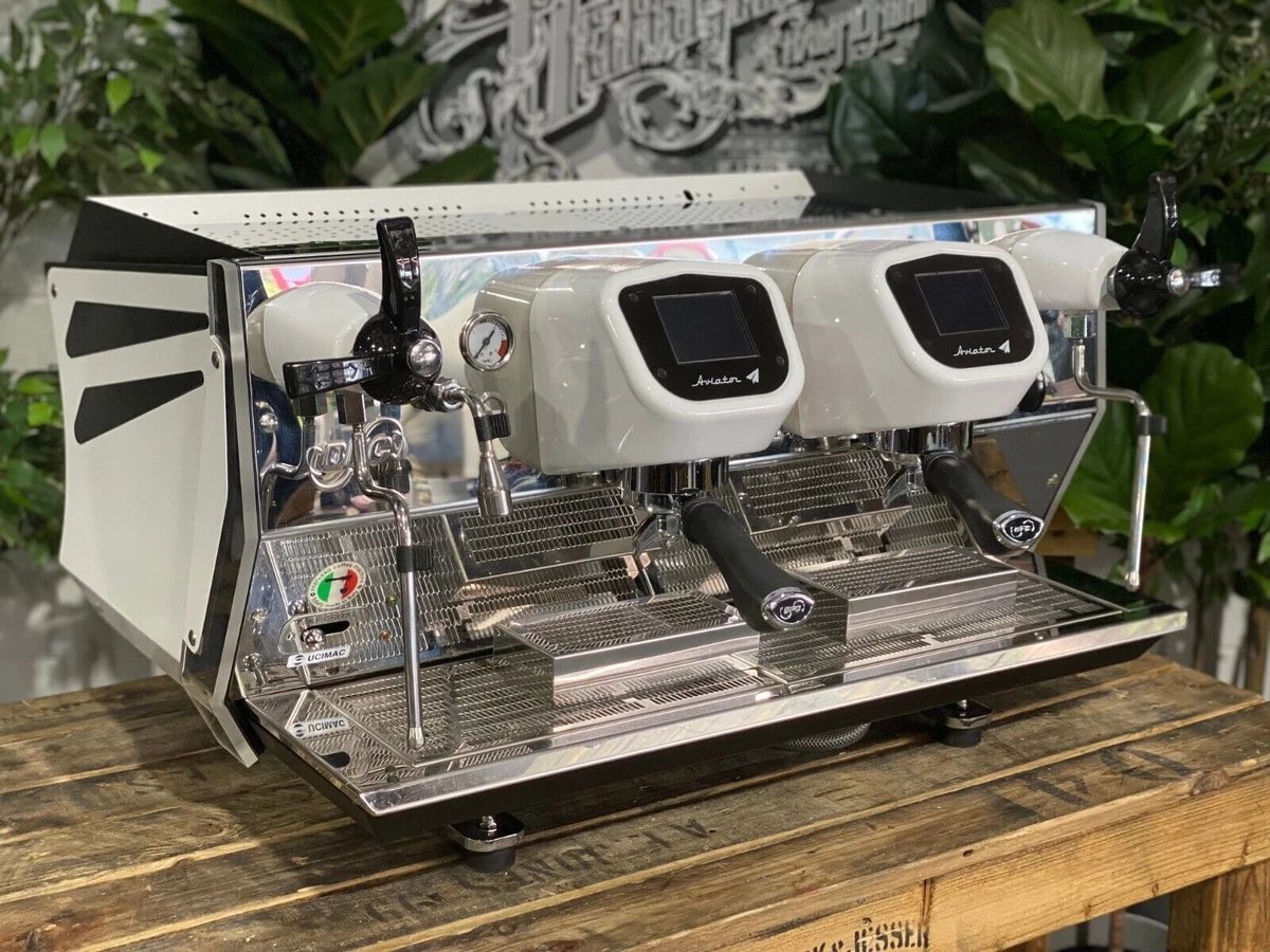 BFC AVIATOR 2 GROUP CUSTOM WHITE ESPRESSO COFFEE MACHINE eBay