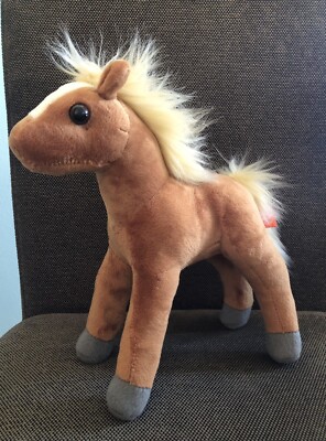 Wild Republic Cuddlekins 8 Zoll Mini braunes Fohlen oder Pferd Plüsch - in neuem Zustand