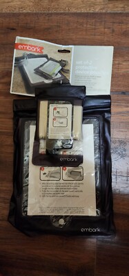 EMBARK travel pouches NWT 2 PROTECTIVE DEVICE POUCHES   tablet and phone