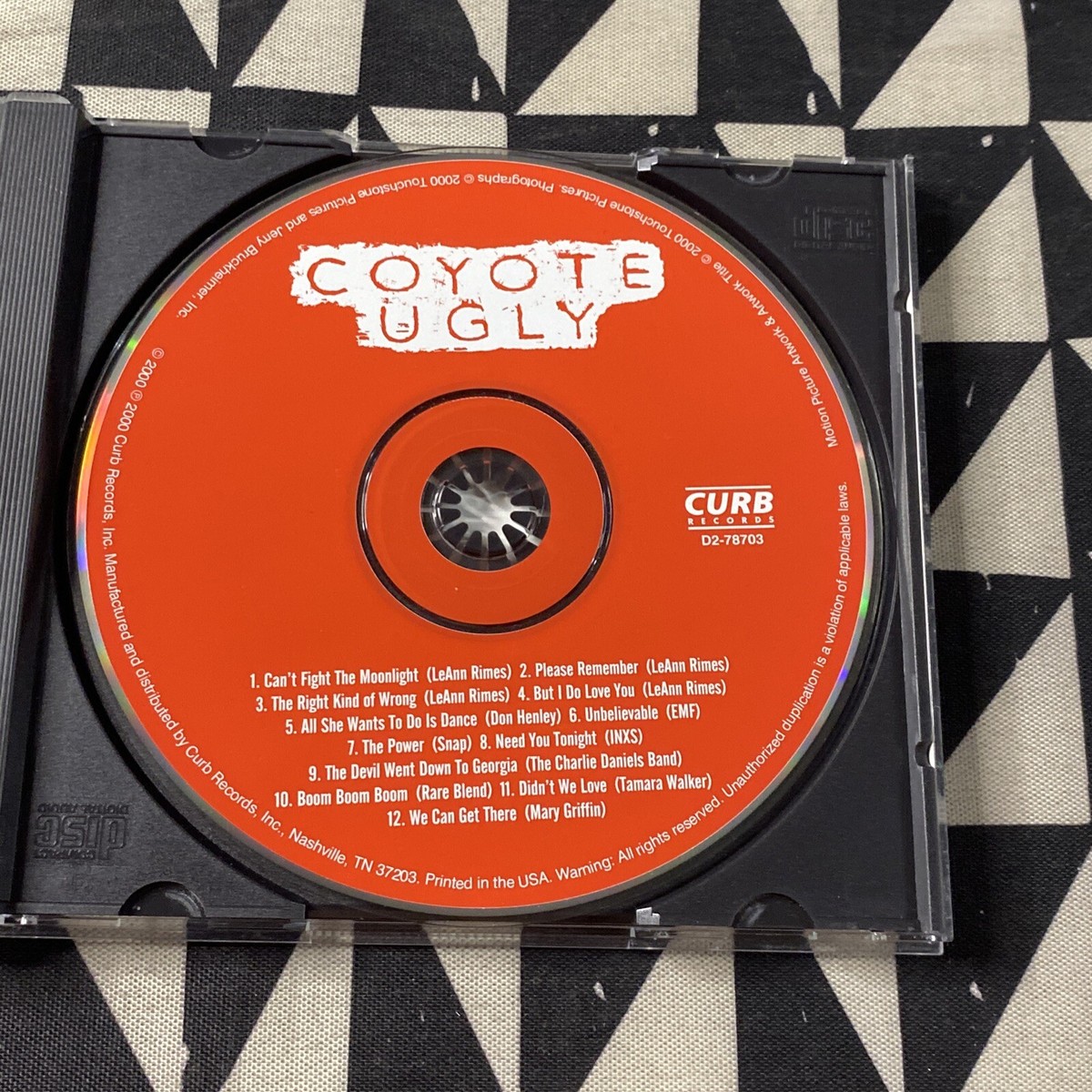 Coyote Ugly (Original Soundtrack) by Various Artists (CD, 2000