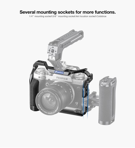 【Leofoto USA】Leofoto X-T5 Kamerakäfig für Fujifilm X-T5 - Bild 4 von 10