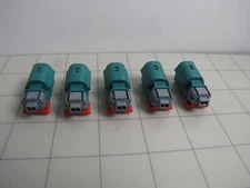 5-Pack Delphi 2-Way Connector Female Green / Red NEW