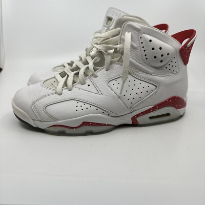 Mens Size 10 - Nike Air Jordan 6 Retro Red Oreo White  display picture 1