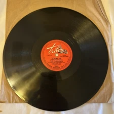 10" 78 RPM-The Vagabonds-Alla En El Rancho Grande/ Vieni Su - Trilon 12459 VG+