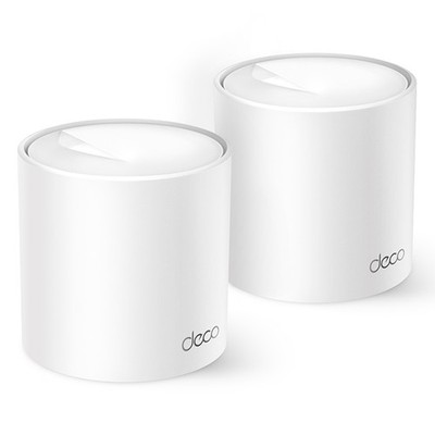 TP-Link Deco X10 WiFi 6 Mesh System, 2er Set AX1500 Dual-Band, 2x Gigabit Ethern