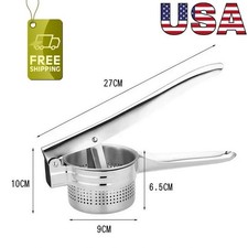 Stainless Steel Potato Ricer Heavy Duty Masher Press Kitchen Tool