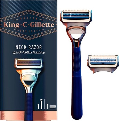 King C. Gillette Herrenrasier- und Konturenmarkiermaschine - 1 Klinge, mit einge