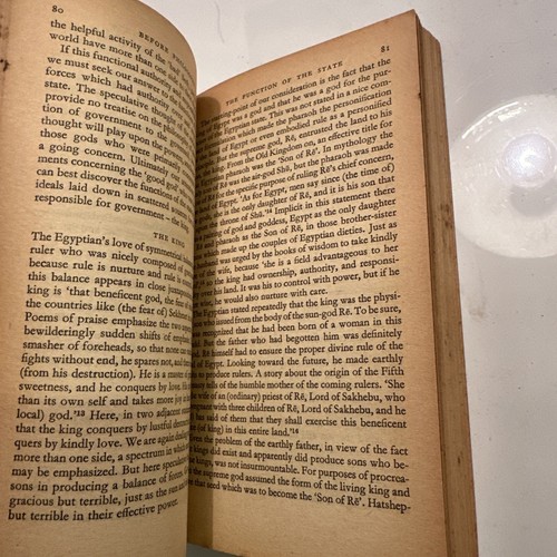 Before Philosophy Pelican Book 1954 Frankfort Wilson Jacobsen - Bild 8 von 10
