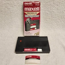 Maxwell VCR Head Cleaner Wet Type VHS VP-200 (No Liquid) Mint