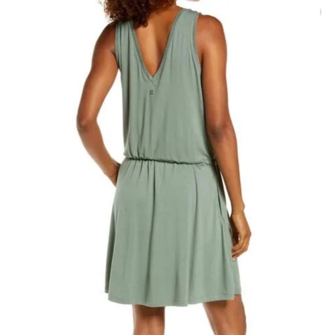 sweaty-betty take it easy v neck drawstring 