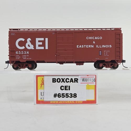 Coche de caja Accurail escala HO personalizado detallado/resistente a la intemperie C&EI #65538 40' | Zustand: Used