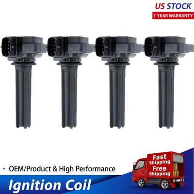 4 Pcs Ignition Coils Set with 4-Blade for 2003-2011 Saab 9-3 2.0L Turbo UF526