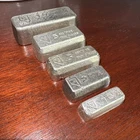 RARE Vintage NCM Nevada Coin Mart  Oz. .999 Silver Poured Bars Set Of 5 Ingot