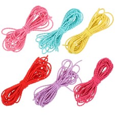6 Pcs Stretch Elastic Bracelet String Cord for Jewelry Making 5 M Length