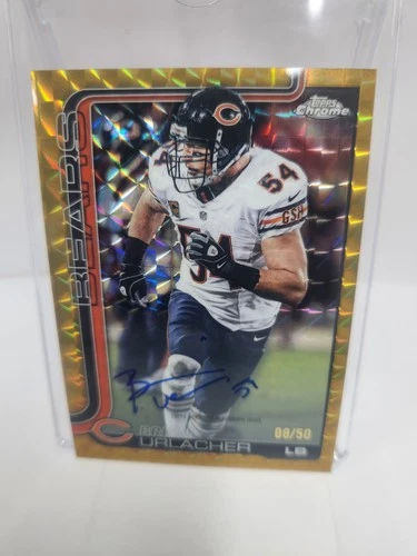 2025 Topps Chrome Brian Urlacher Base (RAW)