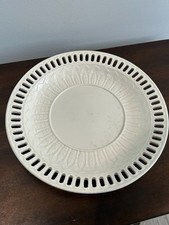 Antique Wedgwood Creamware Pierced Rim Dish Early 19th Century c.1820