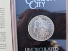 1884 CC Morgan Uncirculated  Silver Dollar J4 with box COA