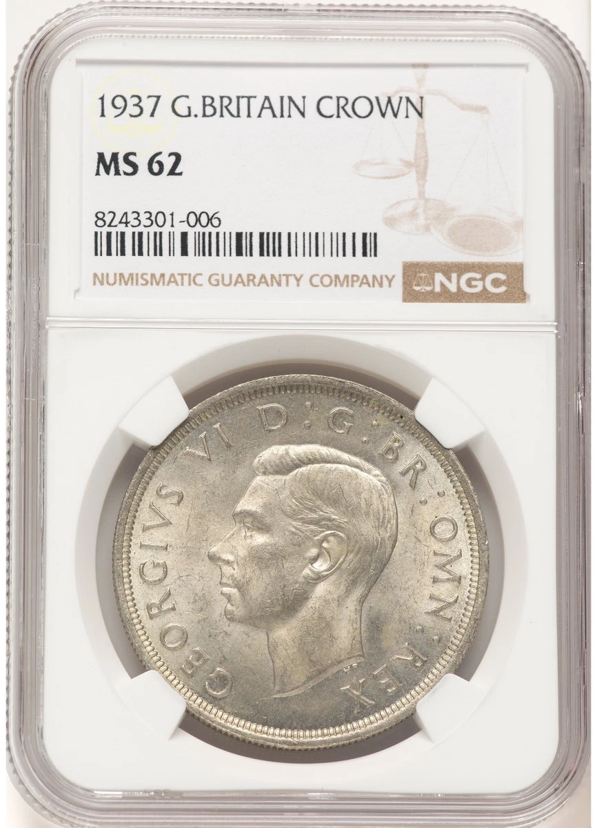 1937 ジョージ6世 Ⅵ クラウン 銀貨 PCGS MS64 英国 NGC 1937 ジョージ6世 Ⅵ クラウン 銀貨 PCGS MS64 英国 NGC