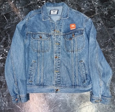 JBL Audio Denim Jacket Promo Size XL Sound Man Pro Audio Live Sound Stage 