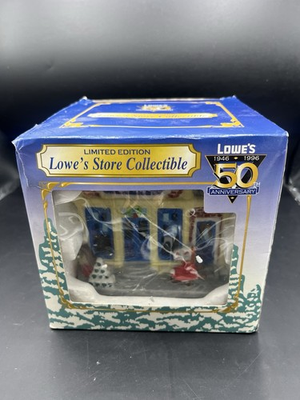 #ad #ad 1996 Lowes Store For Christmas Village 50th Anniversary Ltd Edition Lights Up $49.99