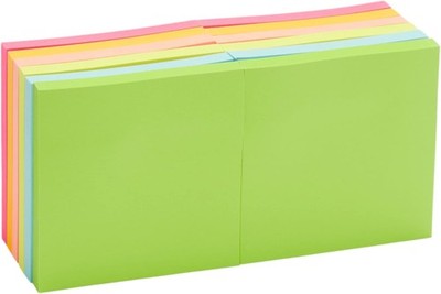 Square Sticky Notes Home Office School Supplies Clean Removal 3x3 Inches