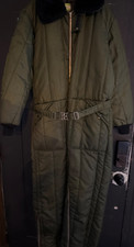 Vtg 60s/70s Sears Men's L Insulated Coveralls Green USA