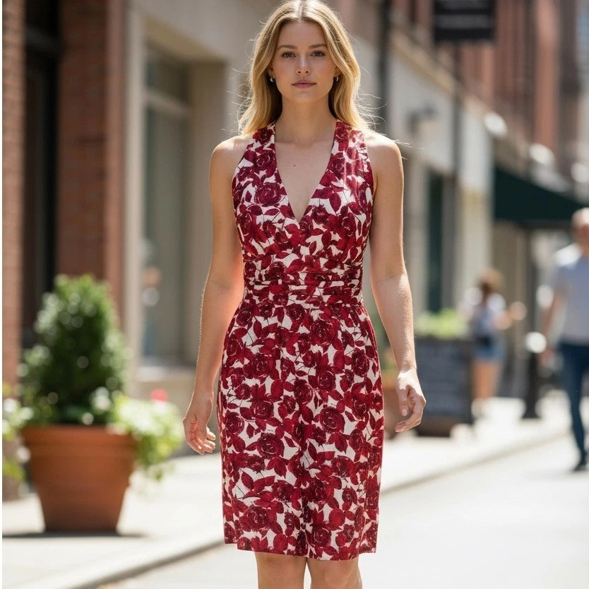 Long Dresses Red Summer Dress Forever 21 FOREVER 21 Red Dresses For Women  For Sale