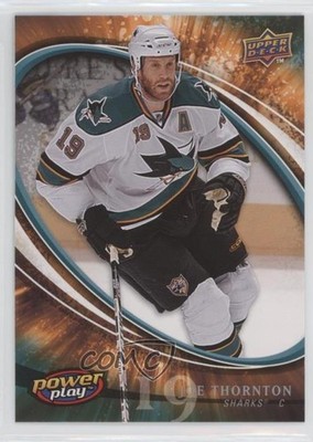 2008-09 Upper Deck Power Play Box Set Joe Thornton #244 HOF 8tn