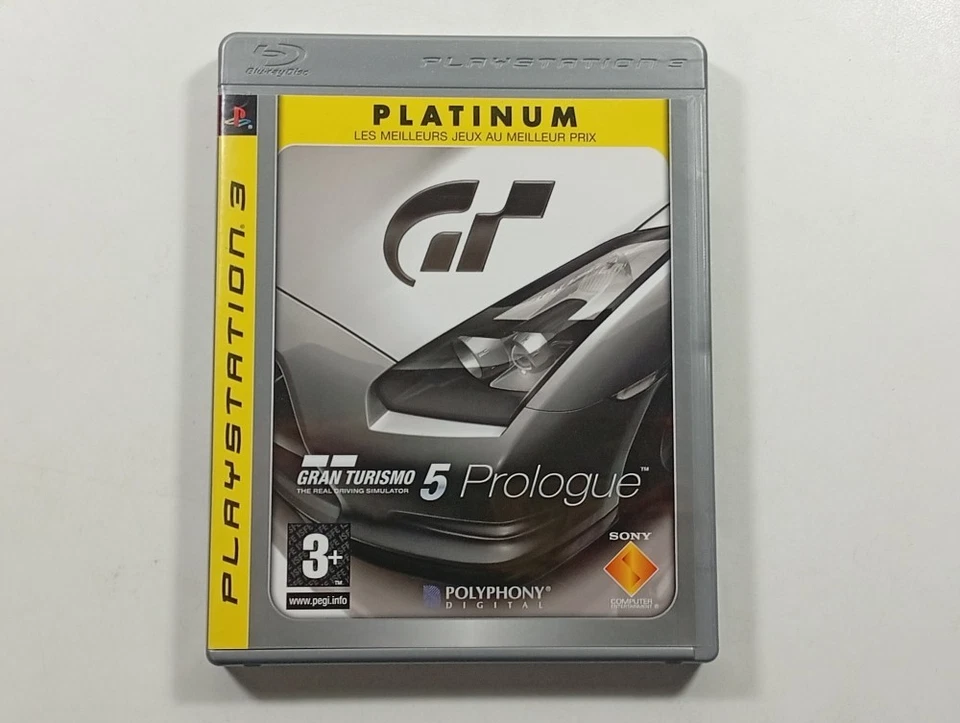 GRAN TURISMO 5 SONY PLAYSTATION 3 (PS3 PLATINUM) FR OCCASION, photo 1 sur 4