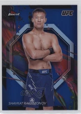 2024 Topps Finest UFC Common Blue Refractor /200 Shavkat Rakhmonov #69