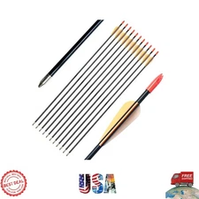 Professional Grade 26-Inch Fiberglass Arrows for Safe Target Practice - 12 Count