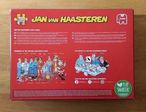 Jan Van Haasteren 1000 Piece Jigsaw - THE DUTCH CRAFT MARKET. Completed Once. - Picture 3 of 4