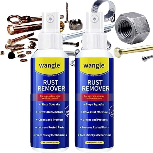 Wangle Rust Remover, Anti-Rust Lubricant Spray & Rust Remover Easy  Application