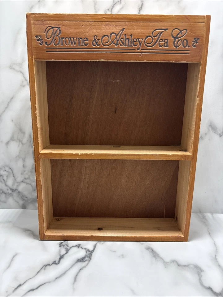 Browne & Ashley Tea Co. Knick Knack Trinket Seasoning Curio Shelf - Image 2 of 4