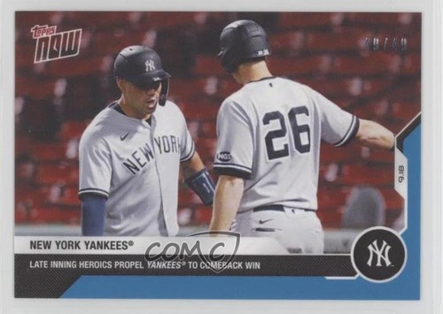 2020 Topps Now 289 NEW YORK YANKEES®