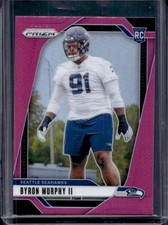 2024 Panini Prizm Byron Murphy II RC Pink Rookie #317 Seahawks