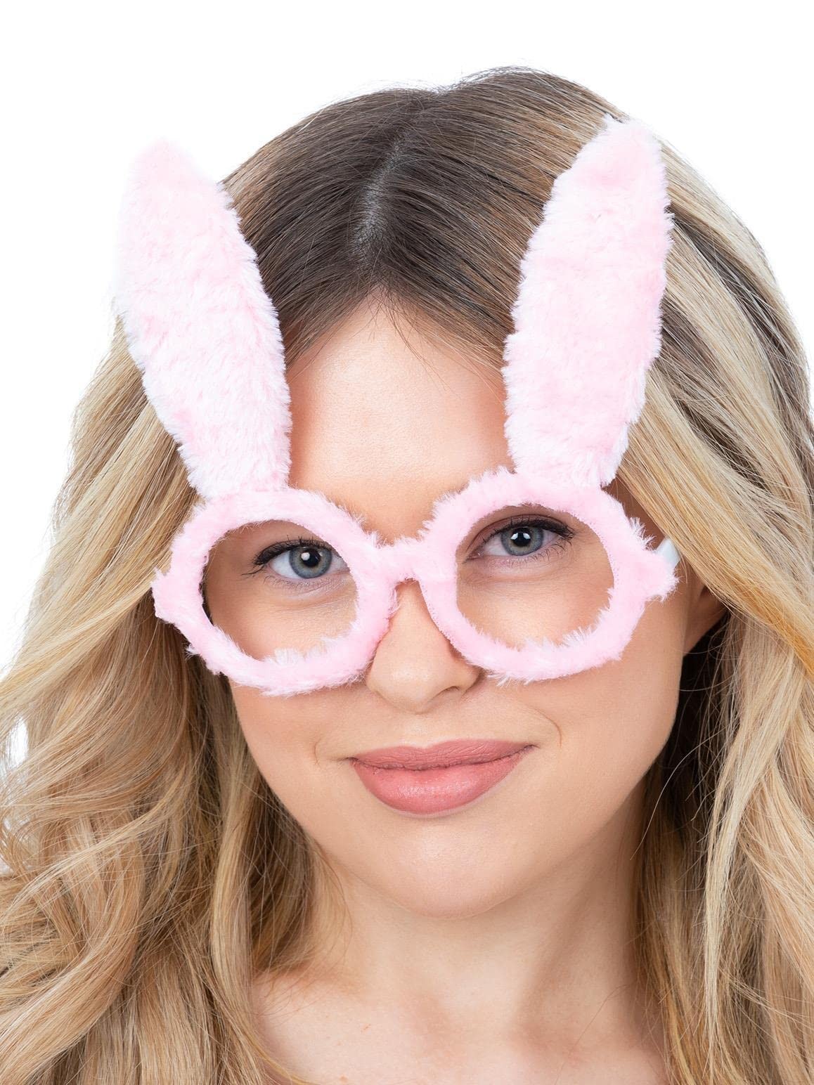 Smiffys 99797 Розовые очки в форме кролика Унисекс для взрослых Один размер 1990₽