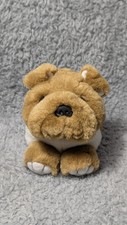 VINTAGE Swibco 1998 Puffkins Bosley the Bulldog Plush Toy Stuffed Animal No Tags