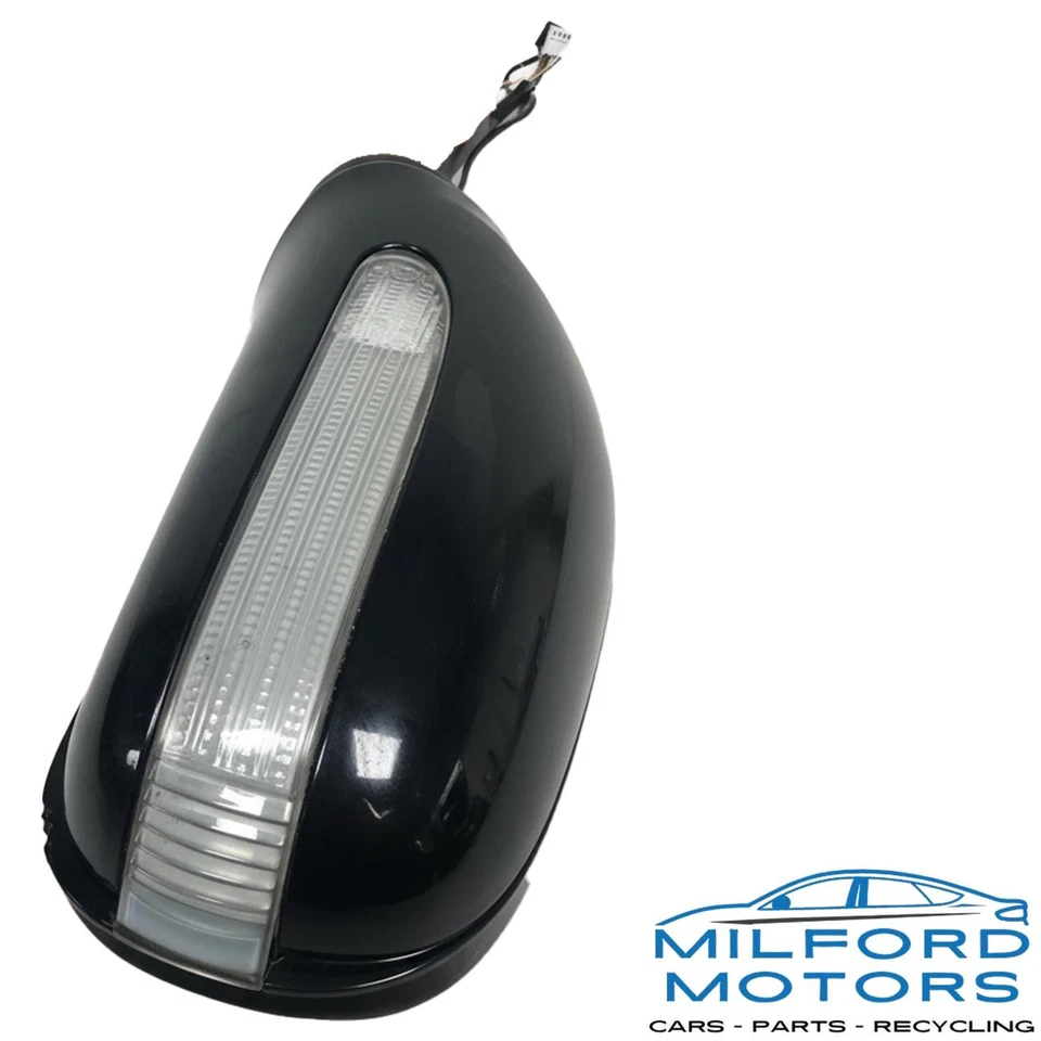 Black Driver Side View Mirror Fits 2000-2002 Mercedes-Benz S-Class Sedan 5.0L - Image 3 of 4