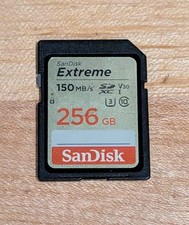Sandisk Extreme 256GB SDXC UHS-I Card SD Card 150MB/s
