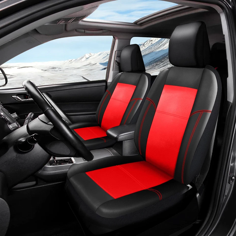 For Acura TLX RDX MDX ILX TSX ZDX Leather Car Seat Cover Full Set Protectors - Изображение 2 из 4