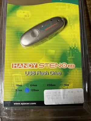HANDY Steno USB Flash Drive 2.0 USB Flash Drive 128MB With Cord