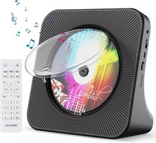 Portable CD Player, Bluetooth CD Kpop Player for Desktop with HiFi Sound Speaker