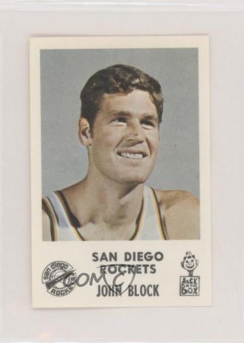 1968-69 Jack in the Box San Diego Rockets John Block | eBay
