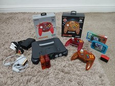 N64 Console + Expansion Pak + 2X Wireless Controllers  + Summer Cart Nintendo 64