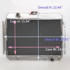 Radiator for 63-68 Chevrolet Bel Air Biscayne Impala Caprice Chevelle El Camino