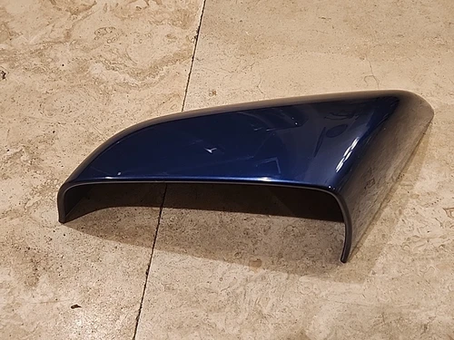 TESLA MODEL S 2016-2020 LEFT DRIVER SIDE MIRROR SKULL CAP DEEP BLUE 1010102-13-A